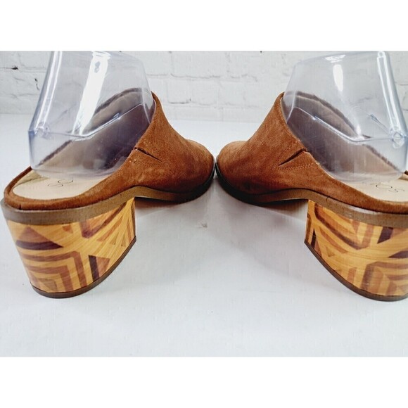 Sole Society Tammie Brown Leather Mules Women’s Size 10M - Picture 6 of 9